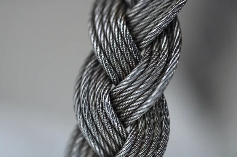 Bracelet homme - acier gris & or jaune 18K