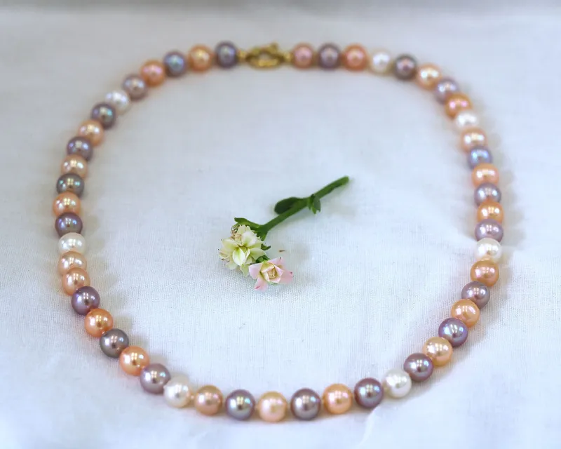Collier perles d'eau douce